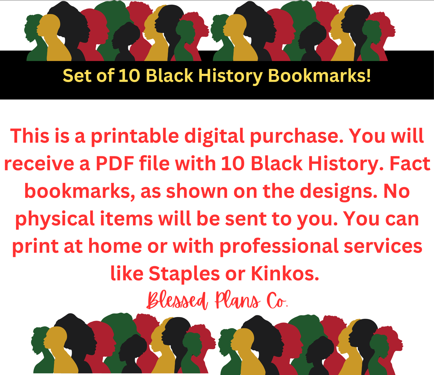Black History bookmarks
