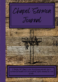 Chapel Sermon Journal (Purple)