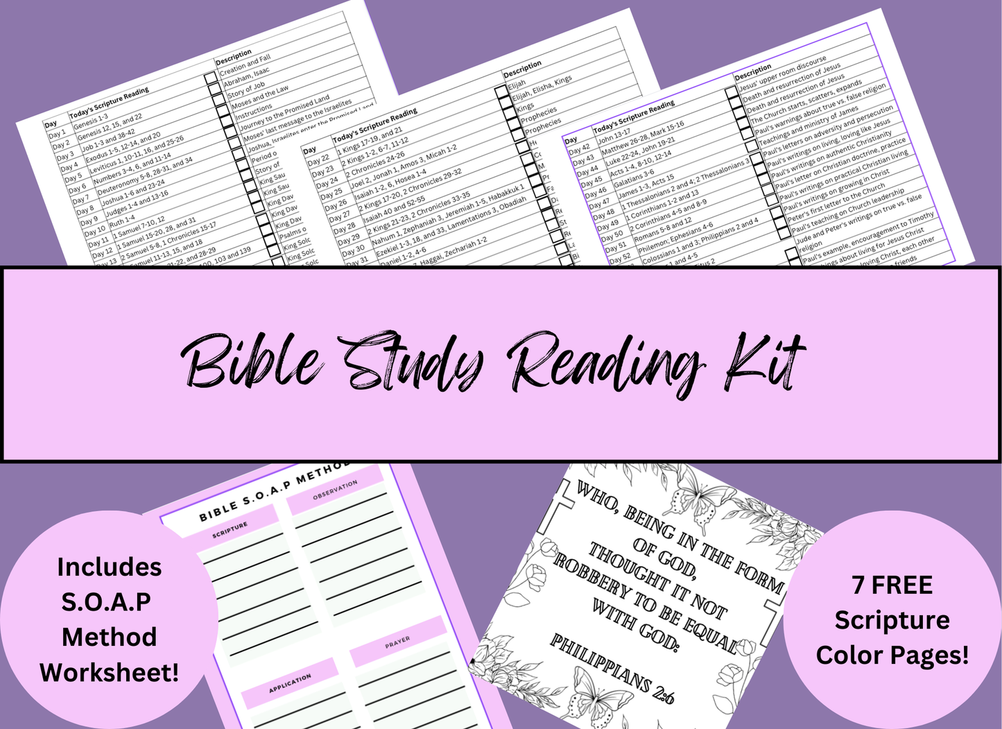 Bible Study Reading Kit (Digital Download)