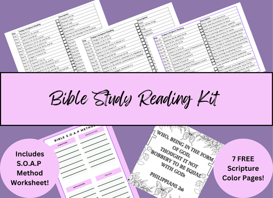Bible Study Reading Kit (Digital Download)