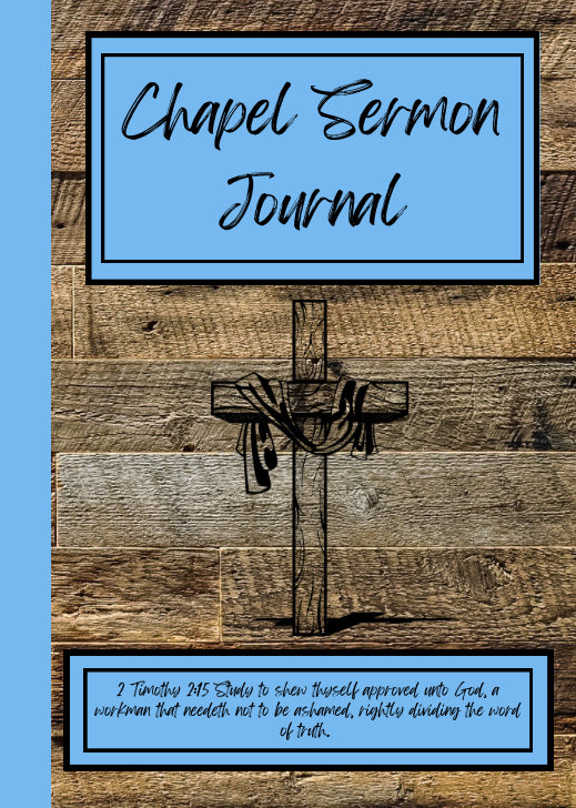 Chapel Sermon Journal (Skyblue)