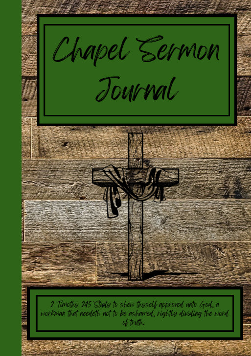 Chapel Sermon Journal (Green)