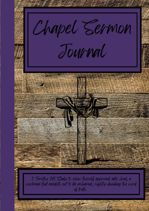 Chapel Sermon Journal (Purple)